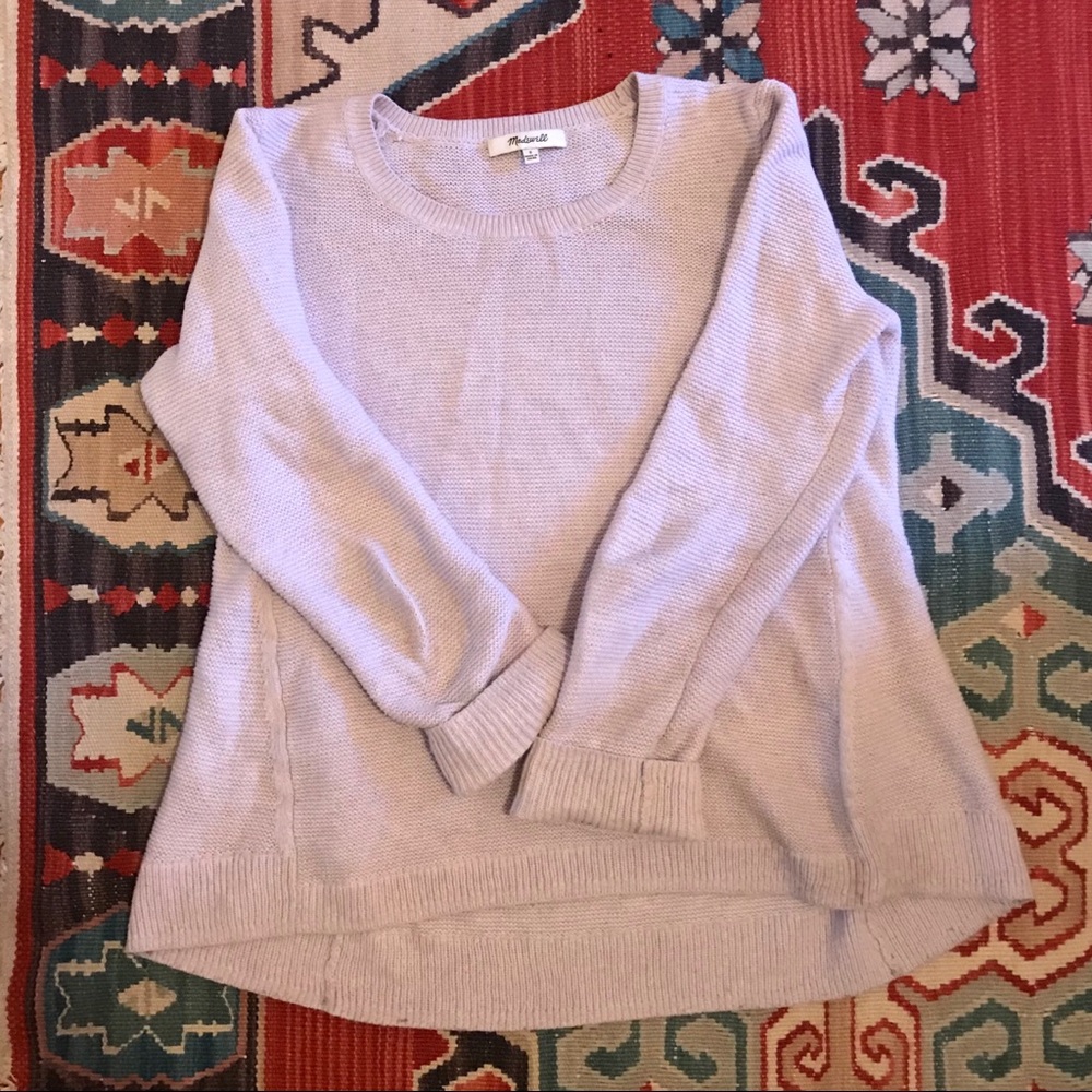 Madewell light knitted sweater